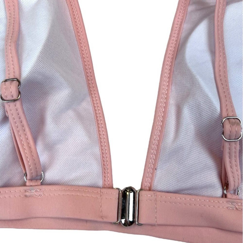 Pink Ruffled Bikini Set - Picture 4 of 6